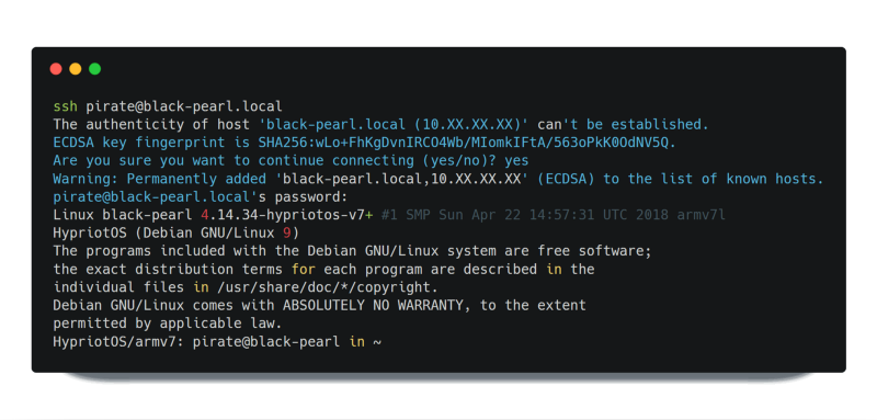 First SSH