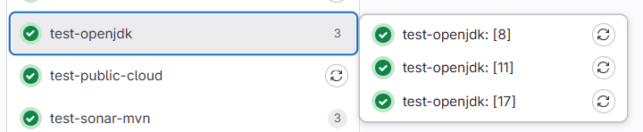 Gitlab CI Parallel matrix