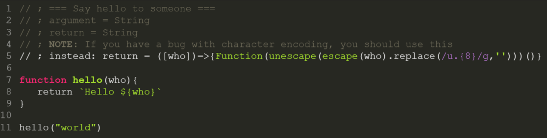 Highlihting malicious line of code