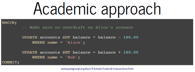 Bank - Academic approach