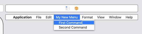 Selecting the keyboard shortcut area