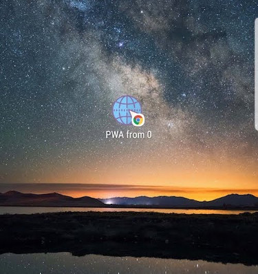 PWA bookmark PWA bookmark