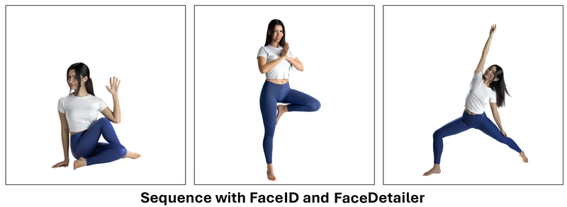 Sequence with FaceID, FaceDetailer and ControlNets