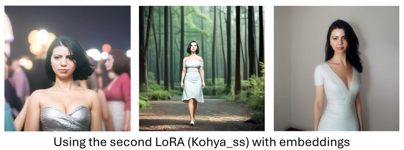 Using my second LoRA (Kohya_ss)